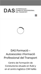 Mobile Screenshot of dasformacio.com