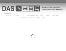 Tablet Screenshot of dasformacio.com